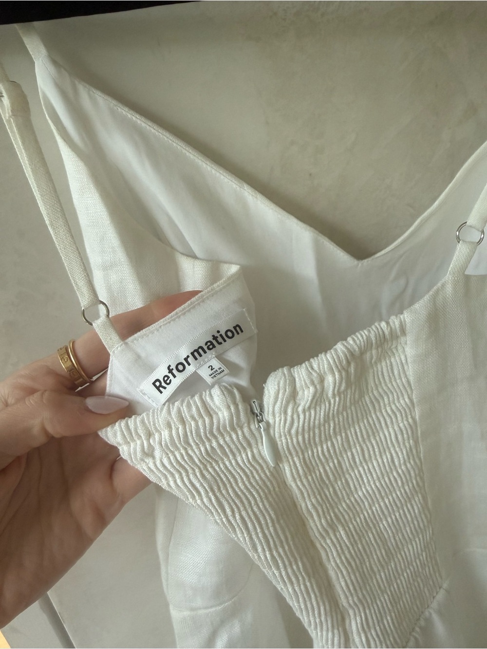 Reformation Mini Dress - 100% Linen - Picture 3 of 3
